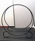 Log Wrought Country Circular Room Living Rack Iron