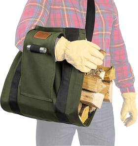 Logox 800689604991 Woodox Sling - The Worlds Most Ergonomic Firewood Kindling And Log Carrier