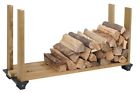 Logs Assembly Black System Kindling Storage Flexibility Rack Easy Firewood