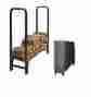 Ls938-48lc Pleasant Hearth Heavy Duty Log Rack With Full Cover 4 Brand New Item 872076030164