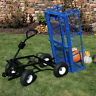 Lw-duc866-bl Sunnydaze Decor Steel Dump Utility Garden Cart Pound 819271020866