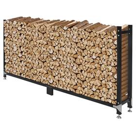 Mma240723ty001824 M Meterxity 8ft/2.4m Firewood Rack Outdoor Wood With Upgrade Reinforced Str