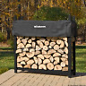 M10400006 Woodhaven Black Firewood Rack Cover Free Shipping