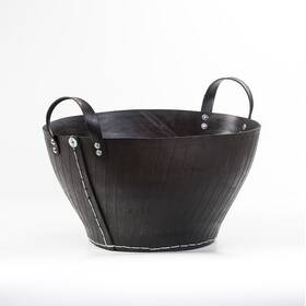 100020409 Mango International Classic Recycled Rubber Firewood Basket