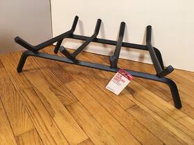 5691869 Master Forge 18-inch Fireplace Grate Power Coated Black New