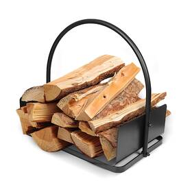 Hl-004 Mbr&mbs 17 Inches Curved Heavy Duty Log Hoop Firewood Rack Outdoor And Indoor Fi