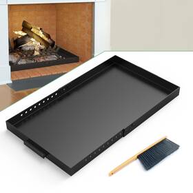 Mm023 Memrita Fireplace Tray Rectangle Pan Extend Up To 31ftft Length Adjustable As