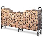 Metal Rack Outdoor Storage Log Holder Carriers Wood Fireplace Firewood