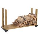 Mkhs7qmazd Basics Firewood Rack Kit Black Strong Construction Unlimited 0817739010374