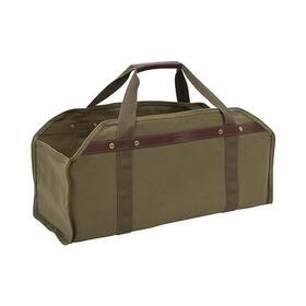 Modern Leisure 026509063179 Outdoor Log Carrier Olive Green Cotton Canvas