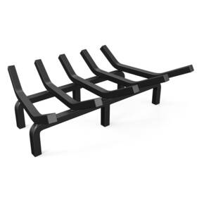 Fg017 Mr Ironstone Fireplace Grate Log Holder Solid Steel Heavy Duty Fire