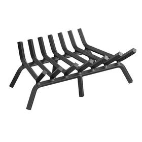 Fg024 Mr Ironstone Fireplace Grate 24 Inch Solid Steel Heavy Duty Firewood Log Burning Rack Fire