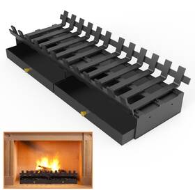 Mxclimate226us Mxclimate Fireplace Grate Kit 28inch Log Holder With Built-in Ash Tray