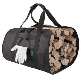 Nbtorch 647581989760 Firewood Carrier Canvas For Waterproof And Heavy Duty Log Bag With Handle Tote