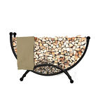 Nu2110 Island Retreat Deluxe Steel Log Rack 672875702305