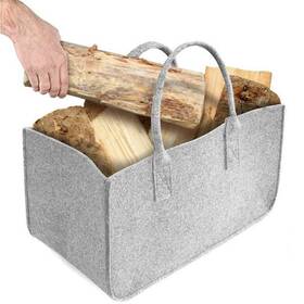 Nuhui 791742705666 N-ing Small Firewood Carrier Log Tote Bag Basket Box Container Firep