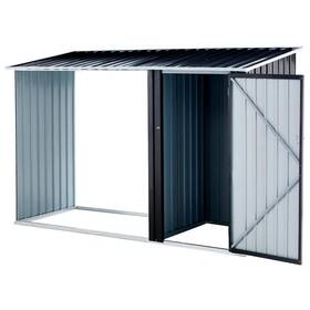 Okak 725380424337 8 X 3.4 Ft Firewood Storage Shed Outdoor Rack