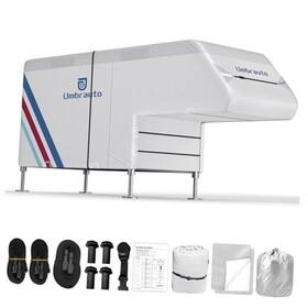 Ua9008-0810 Otdors Truck Camper Cover For 8 10ft Slide-in Campers 300d Fits 08-10ft Sliver