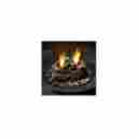 Outdoor-fire-log-sets Real Flame Outdoor Fire Log Sets Pit Place Gel Burning Fuel Lava Rock Portable