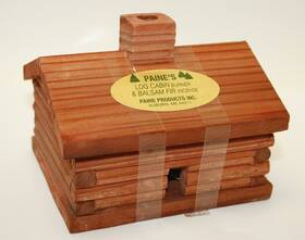 Paines B016e7rva4 Medium Log Cabin Incense Burner Comes With 10 Balsam Fir Logs Brown