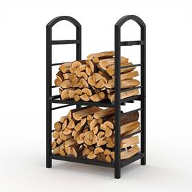 Peakpursuit 800072109874 30 Inch High Firewood Rack Outdoor Fireplace Tool For Indoor Fi Peakpursuit 800072109874 30 Inch High Firewood Rack Outdoor Fireplace Tool For Indoor Fi