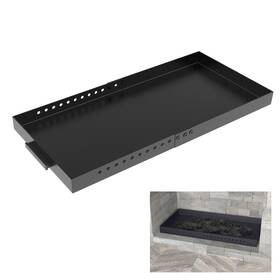 Pr-ft-02 Pearwow Rectangle Fireplace Tray Small Size 13 Inch Front To Back Adjustable Ash Pan For