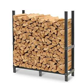 Pilgrim 767595194322 Home And Hearth Pro 48 Inch Outdoor Firewood Rack Log Holder With Cover