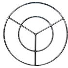 Pit Stainless Fire Double Gas 36 Natural Ring