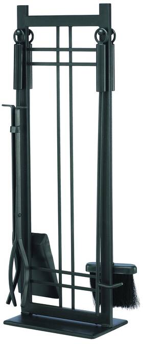 Fa016ta Pleasant Hearth Preston Fireplace Toolset Vintage Iron Finish