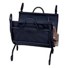Pr-44366 Pemberly Row Ring Swirl Black Log Rack With 680270389991