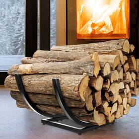 Qiang Ni 730637818364 Fireplace Wood Holder Fire Storage Shelves For Yard Patio Garden - Indo