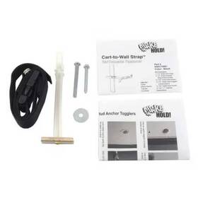 Rw.ctw.b.1 Quakehold Cart-to-wall Strap Black