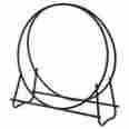 Qx-lh48 Sunnydaze Decor 48 Tubular Steel Log Hoop Fireplace Firewood Holders Rack Outdoor Indoor