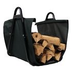 Qx-lhc-010 Sunnydaze Rack Firewood Holder Outdoor Indoor Metal Canvas 689783632686