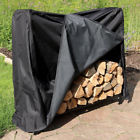 Qxwr448combo Sunnydaze Cor Foot Decorative Firewood Log Rack Cover Combo