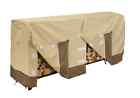 Rack Cover 8 Ft Log Firewood Wood Waterproof Chimney Smoker Protect Patio 760853646397