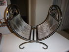 Rack Kindling Fireplace Leather Storage Holder Log Bin Indoor Firewood