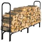 Rack Log 87in 13in 45in Stl Hy-c Company Wood Holders Racks Slrl Black 020729500483
