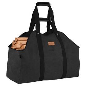 Ranseners Limited Fhb080c Firewood And Log Carrier Bag With Gloves Large-sized Canvas
