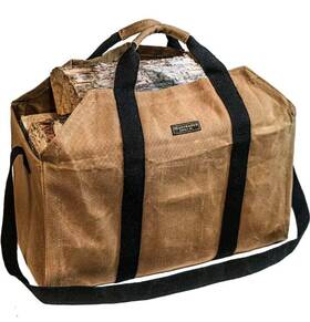 Readywares 850046458088 Firewood Bag Wood Stove Storage Easy Carrying Shoulder Strap Extra Large