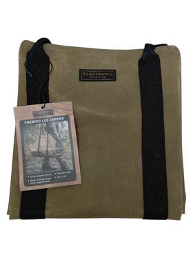 Readywares 850046458095 Firewood Log Carrier Waxed Canvas 39 Inch X 18 Heavy Duty