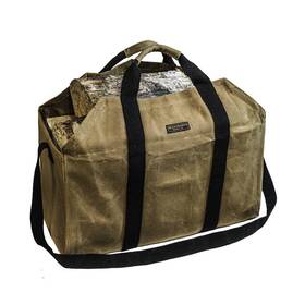 Readywares B0bryrrvm2 Waxed Canvas Firewood Bag Heavy-duty Log Tote Reinforced Handles