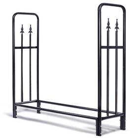 Reuniong 696852966054 4 Ft Heavy Duty Firewood Shelter Log Rack For Fireplaces Storage Holder
