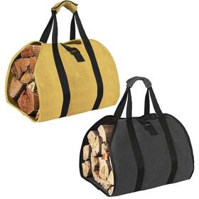 Rionaty 976628620903 2 Pcs Firewood Carrier - Waxed Canvas Tote Bag Extra Large Water-resistant P