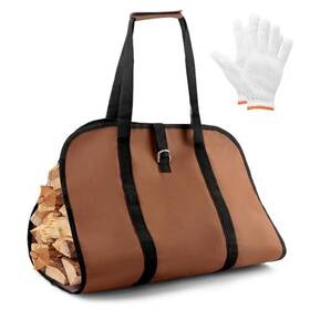 22377494 Rvxlrdn Firewood Carrier With Handles Heavy Duty Canvas Bag Fire Wood