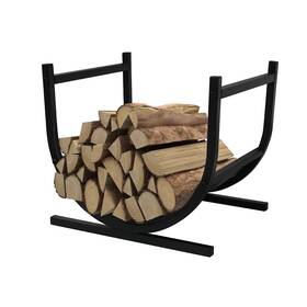 Scendor Garden 975210900157 17.5 Inch Firewood Log Rack For U-shaped Heavy-duty Iron Ra