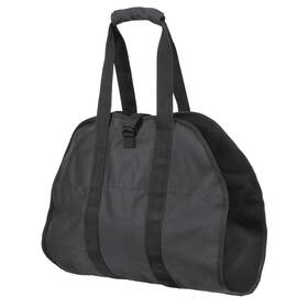 90418 Shelterlogic Heavy-duty Water-repellent Firewood Carrier Bag Black 40 Inch X 19