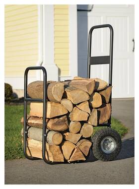 Shelterlogic 919124149734 Haul-it Wood Mover Rolling Firewood Cart