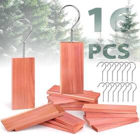 Shenzhen Mumuwan Trading Co. Ltd 313092972972 Woodever 16 Pack Cedar Planks For Clothes Storage Aromatic Red Wood Hange