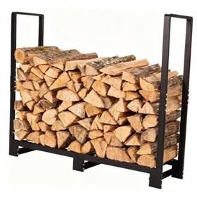 Fr-hd48 Shvelvorator Firewood Rack Combo Set Heavy Duty Outdoor Log Anti-rust 4ft